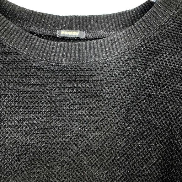 Monrow Sweater Black Small Knit - Picture 4 of 5